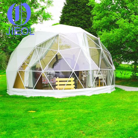 Glamping Dome Tent With Hot Bathroom Hotel Winter Igloo Geodesic Glass