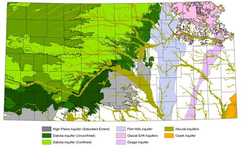 2017 Aquifers In The Us Map Map