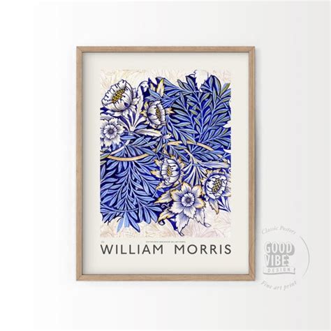 William Morris Print Floral Wall Art Flower Print William Etsy