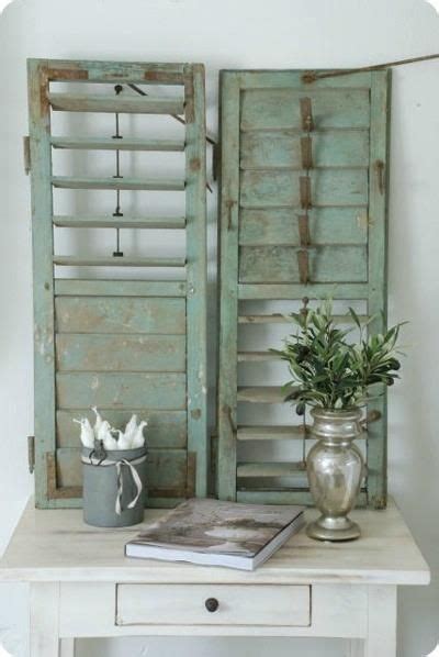 Pin By Lyn Ella On Reuse And Repurpose Shutters Repurposed Vintage Shutters Shutters