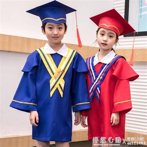 幼兒園畢業照服裝兒童博士服演出小學生畢業禮服小學學士服畢業袍 怦然心動 Yahoo奇摩超級商城 Line購物