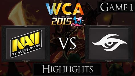 Dota Na Vi Vs Team Secret Wca Highlights Youtube