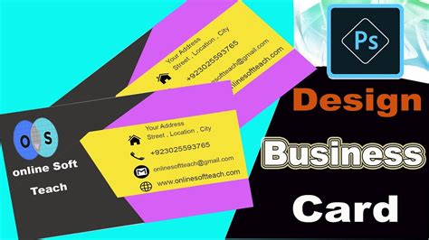 How To Design Business Card In Photoshop Cc 2017 Visiting Card