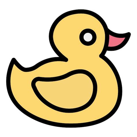 Premium Vector Rubber Duck Vector Icon Design Illustration