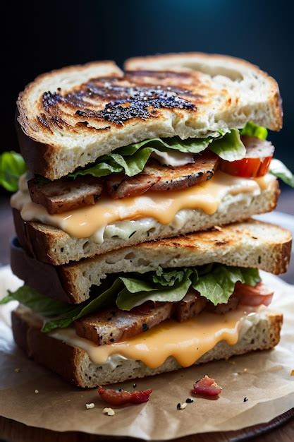 Una pila de sándwiches de queso a la parrilla con un sándwich de tomate