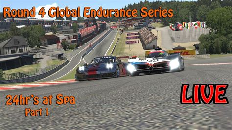 Iracing Global Endurance Series Round Spa Part Youtube