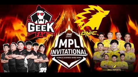 GEEK FAM VS ONIC ESPORTS MATCH 1 Grand Final ONE Esports MPL