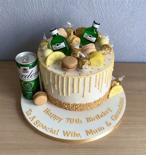 Pin By Vicky Laws On Katys Cake Gin And Tonic Cake Funny Th