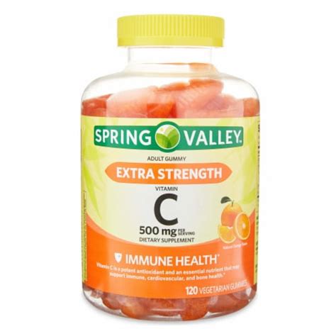 Spring Valley Extra Strength Vitamin C Mg Vegetarian Gummies