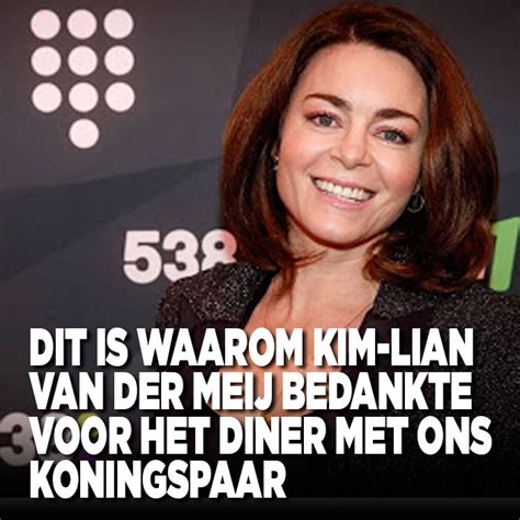 Dit Is Waarom Kim Lian Van Der Meij Bedankte Voor Het Diner Met Ons