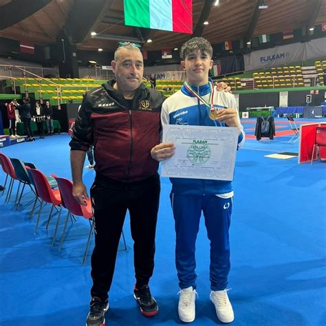 Campionato Italiano Karate Fijlkam Lucio Marchese Medaglia D Oro Nella