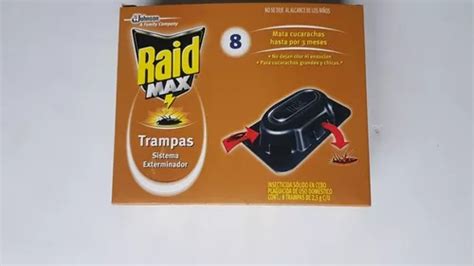 Raid Max Trampas Para Cucarachas Trampas X Caja En Venta En