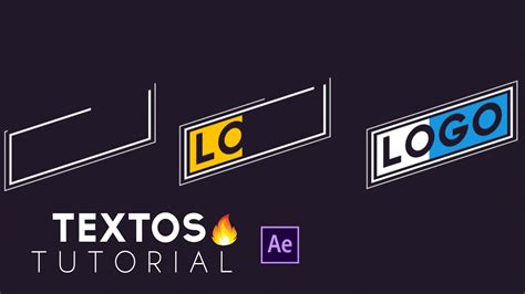 Animaci N De Textos Y Formas After Effects Tutorial Youtube