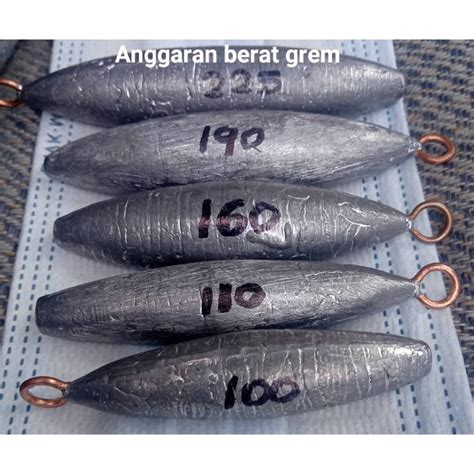 BATU LADUNG WIRE LONG SHAPE SINKER CANGKUK TEMBAGA Shopee Malaysia