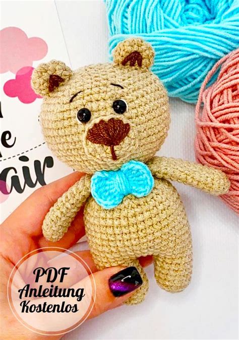 Einfacher Teddyb R Pdf Amigurumi Anleitung Kostenlos Amigurumi