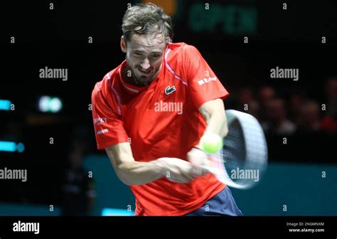 Daniil Medvedev Aus Russland Bei Den Abn Amro Open Atp Tennis