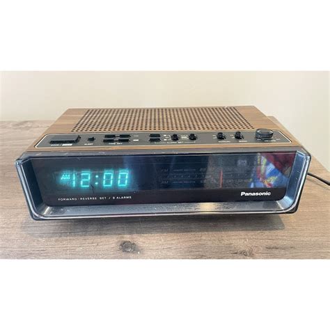 Panasonic Rc 95 Vintage Clock Radio Tested Working Dual Alarm Time Date