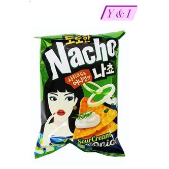 Korean Snack Orion Nacho Sour Cream Onion Flavor G Shopee