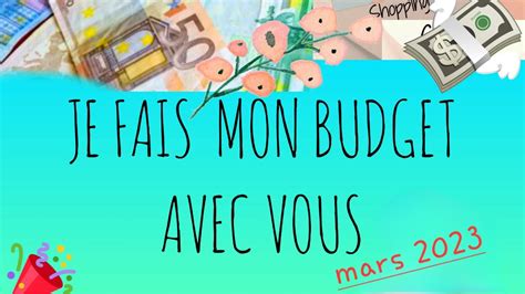 Budget Mars 2023 Enveloppes budgetaires la méthode budget base