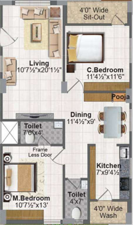 Aditya Elegance Nallagandla Floor Plans Nallagandla Hyderabad