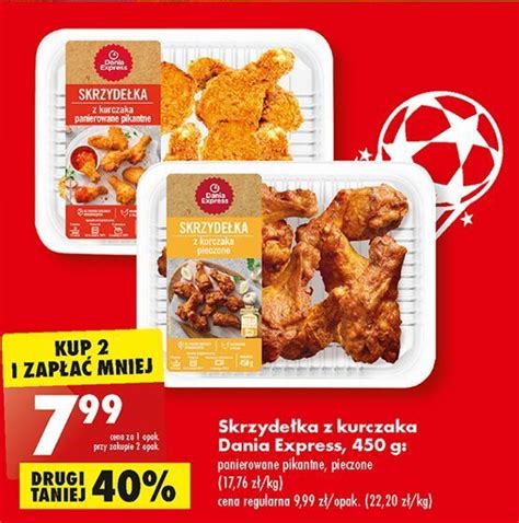 Promocja Skrzyde Ka Z Kurczaka Pieczone Danie Express W Biedronka