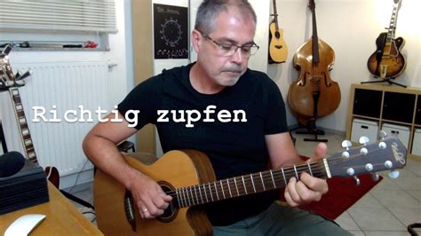 Gert G Ntzel Guitar Basics Richtig Zupfen Youtube