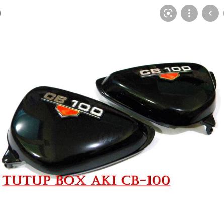 Jual Cover Box Aki Honda CB100 HITAM Tutup Box Accu Honda CB100 HITAM