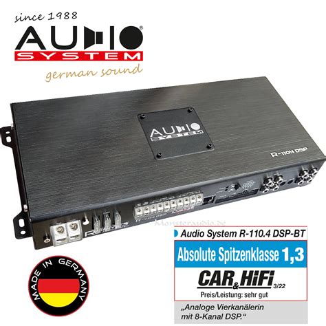 Monsteraudio Audio System R 110 4 DSP BT digitaler 4 Kanal Verstärker