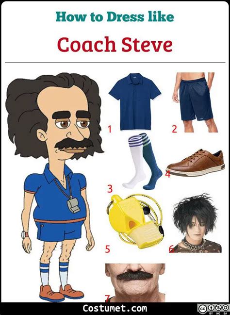 Coach Steve (Big Mouth) Costume for Halloween