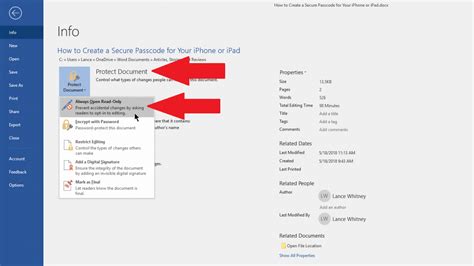 How To Protect A Word Document From Editing Kloproduct