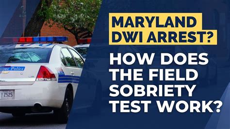 Maryland Dwi Laws Field Sobriety Test Rules And Tests Youtube