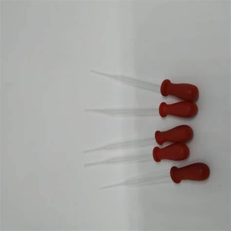 Jual Pipet Tetes Dot Merah Pipet Kaca 9 Cm Pipet Panjang Lokal