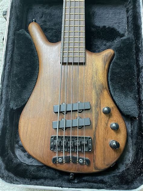 Warwick Thumb 5 String Bo Pro Series Bubinga Wenge ~2005 Reverb