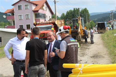 DOĞALGAZ İÇİN İLK KAZMAMIZ VURULDU MENGENİMİZE HAYIRLI OLSUN Mengen