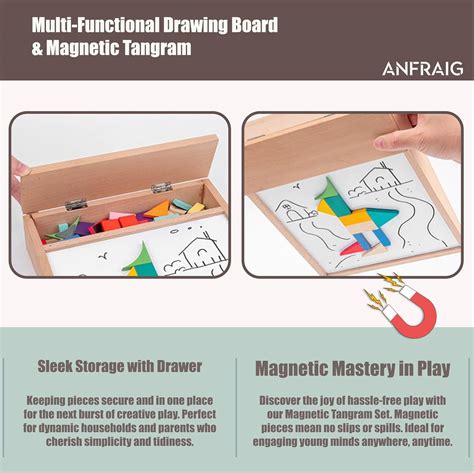 Tablero de dibujo magnético para niños pequeños Rompecabezas de