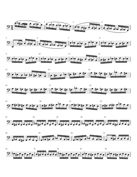 Flight Of The Bumblebee Sheet Music For Tuba Solo