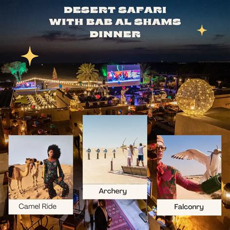 Desert Safari With Bab Al Shams Dinner Unforgettable Escapade