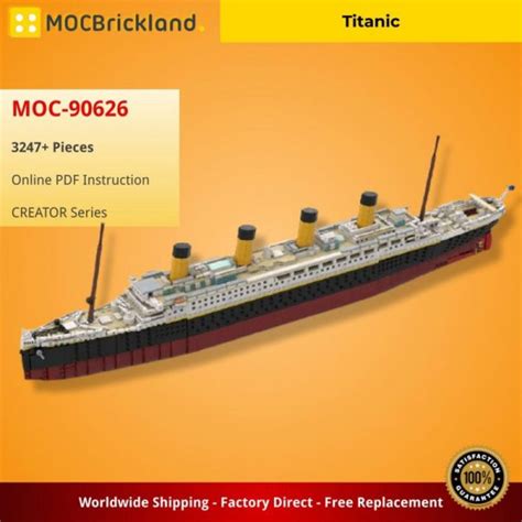 Titanic Creator MOC 90626 By Bru Bri Mocs With 3247 Pieces MOC Brick Land