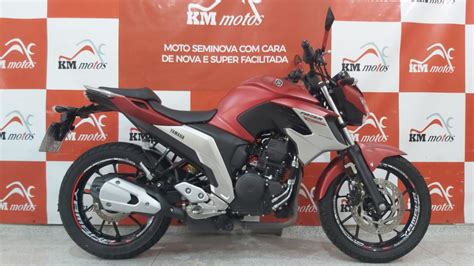 Yamaha FZ 250 Fazer 2019 Vermelha KM Motos Sua Loja De Motos Semi Novas