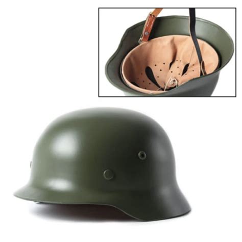 Green Ww German Elite Wh Army M M Steel Helmet Stahlhelm Retro