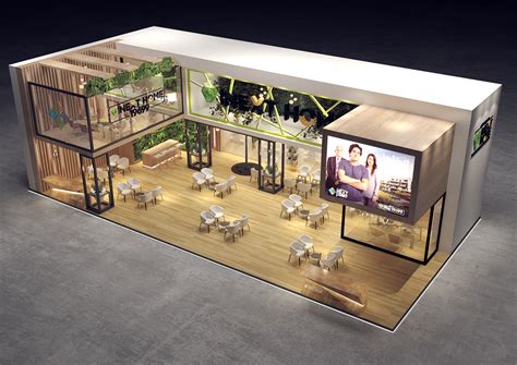 Next Home Egypt Uae Exhibition Stand Booth Design Behance