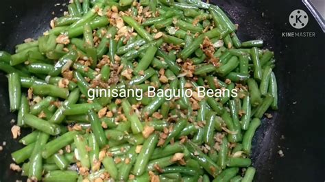 Ginisang Baguio Beans Simpleng Ulam Sa Tanghalian Mga Lutong Bahay