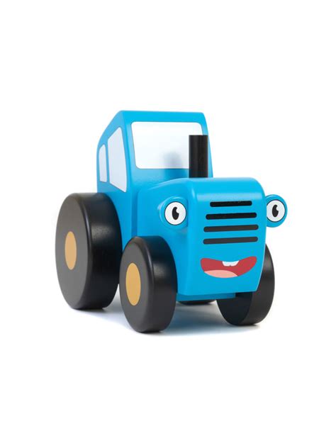 Деревянный Синий Трактор - МультиФан - лицензионные игрушки