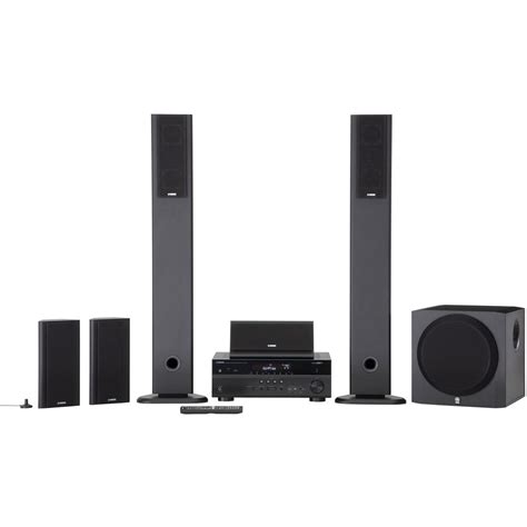 Yamaha YHT 897BL 5 1 Channel Home Theater In A Box YHT 897BL B H