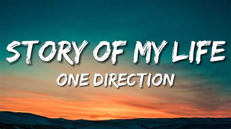 One Direction Story Of My Life Lyrics Youtube