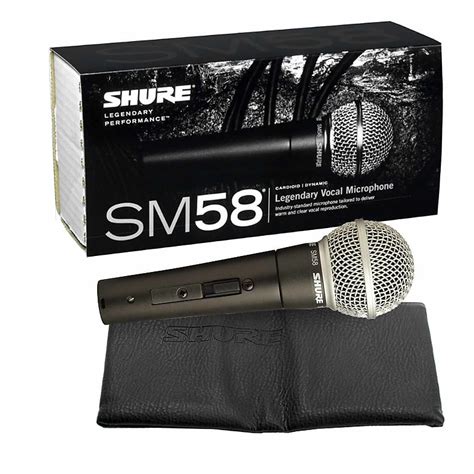 Shure Sm58 Vocal Microphone With Onoff Switch Reverb