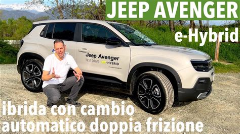 Nuova JEEP AVENGER e HYBRID niente più cinghia a bagno d olio e doppia