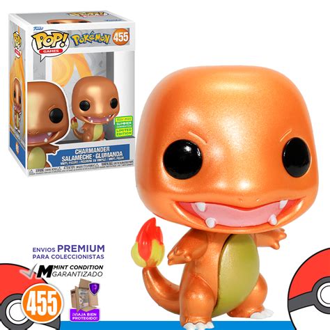 Funko Pop Charmander Metalico Edicion Limitada Pokemon Anime