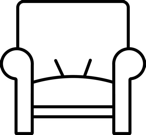 Sofa Outline vector illustration icon 36298795 Vector Art at Vecteezy