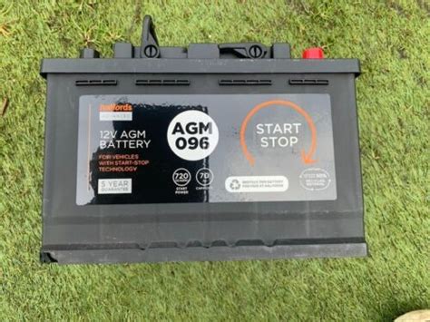 Halfords Advanced Agm Start Stop V Car Battery Ebay